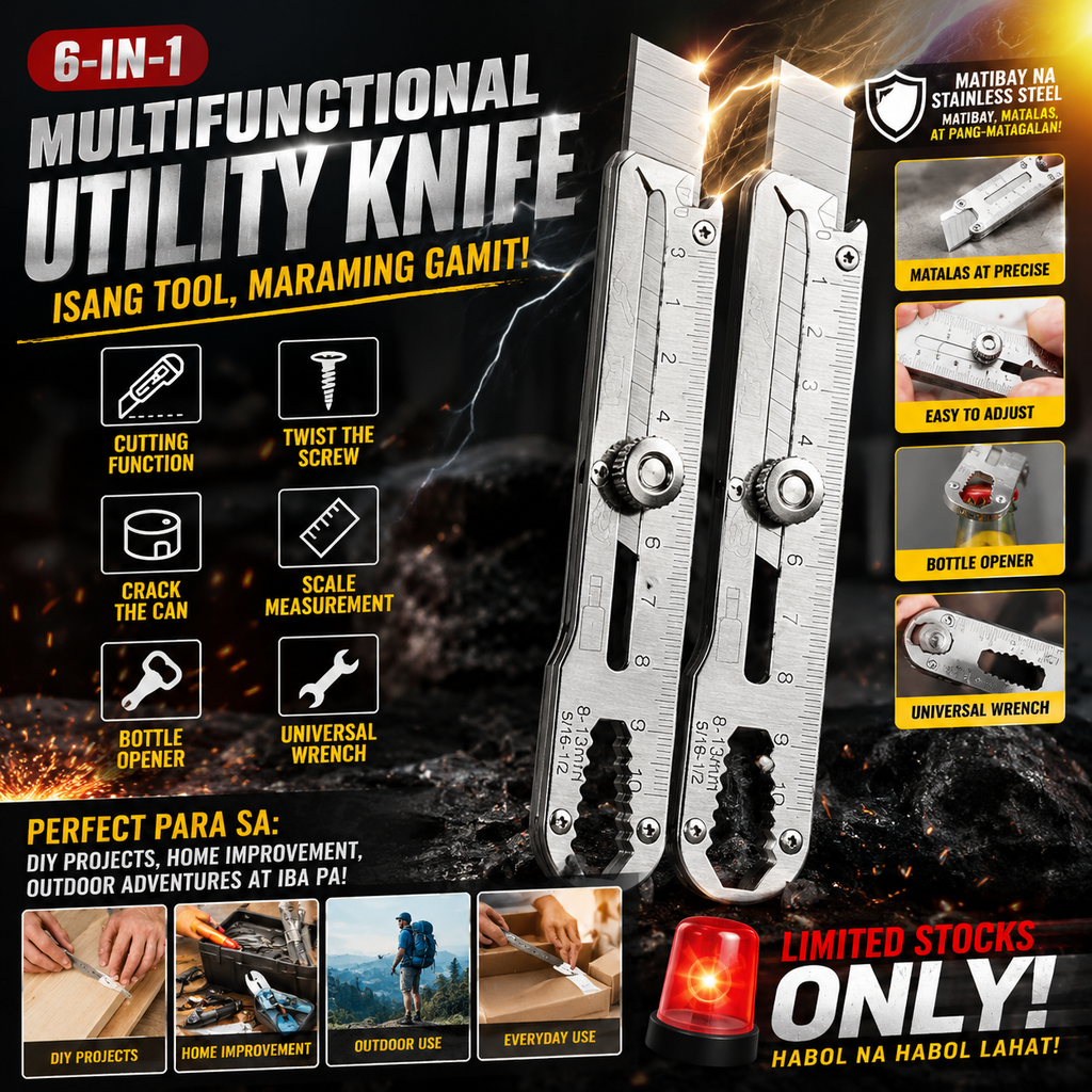 Multifunctional Stainless Steel Utility Knife