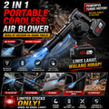 2 IN 1 Portable Cordless Air Blower
