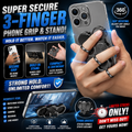 3-Finger Phone Grip & Stand