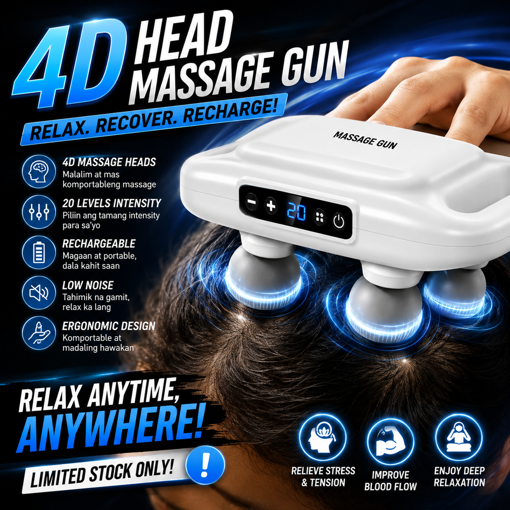 4-Head Massage Gun