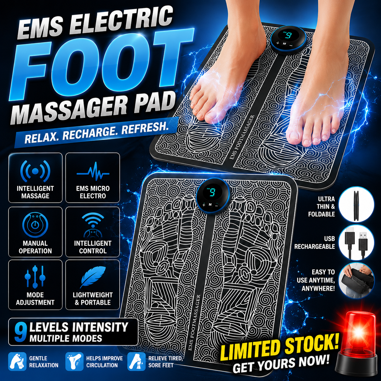 EMS Foot Massager Pad