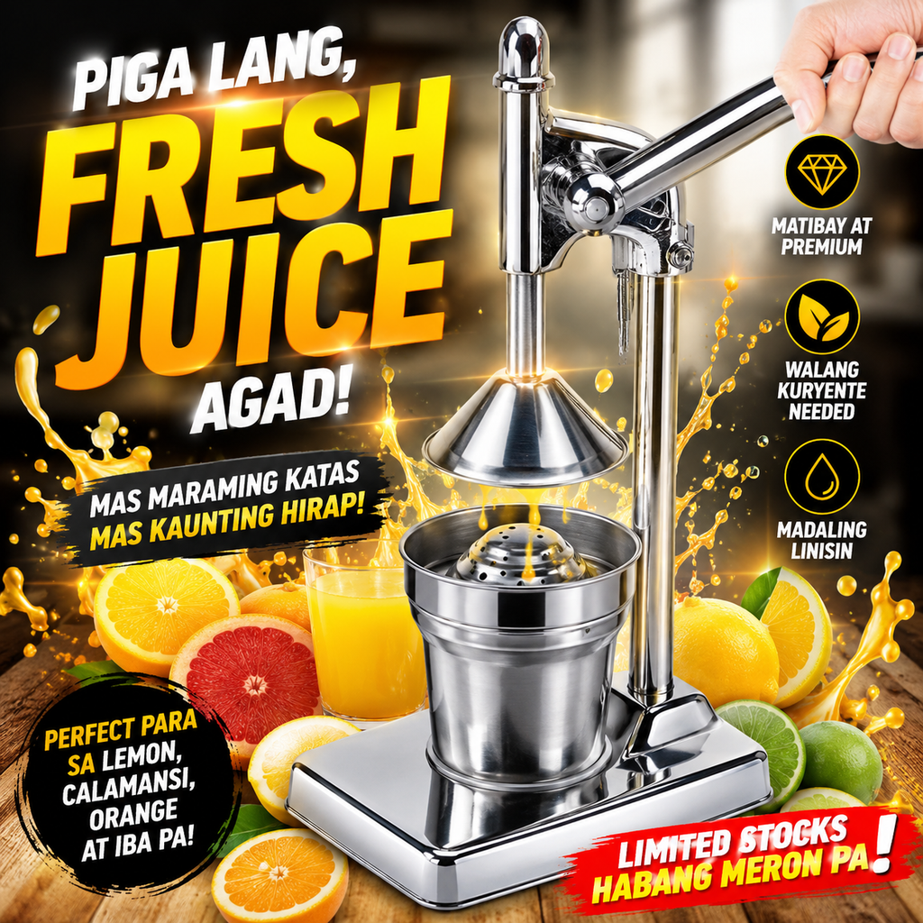 Hand Press Stainless Steel Manual Juicer