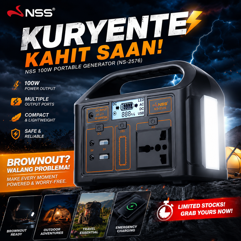 NSS 100w Portable Generator (NS-2576)