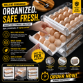 32 Grid Double-Layer Drawer Type Egg Container