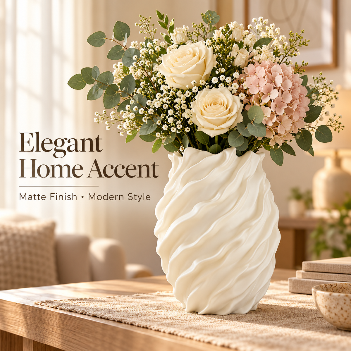 Modern Sculptural Flower Vase
