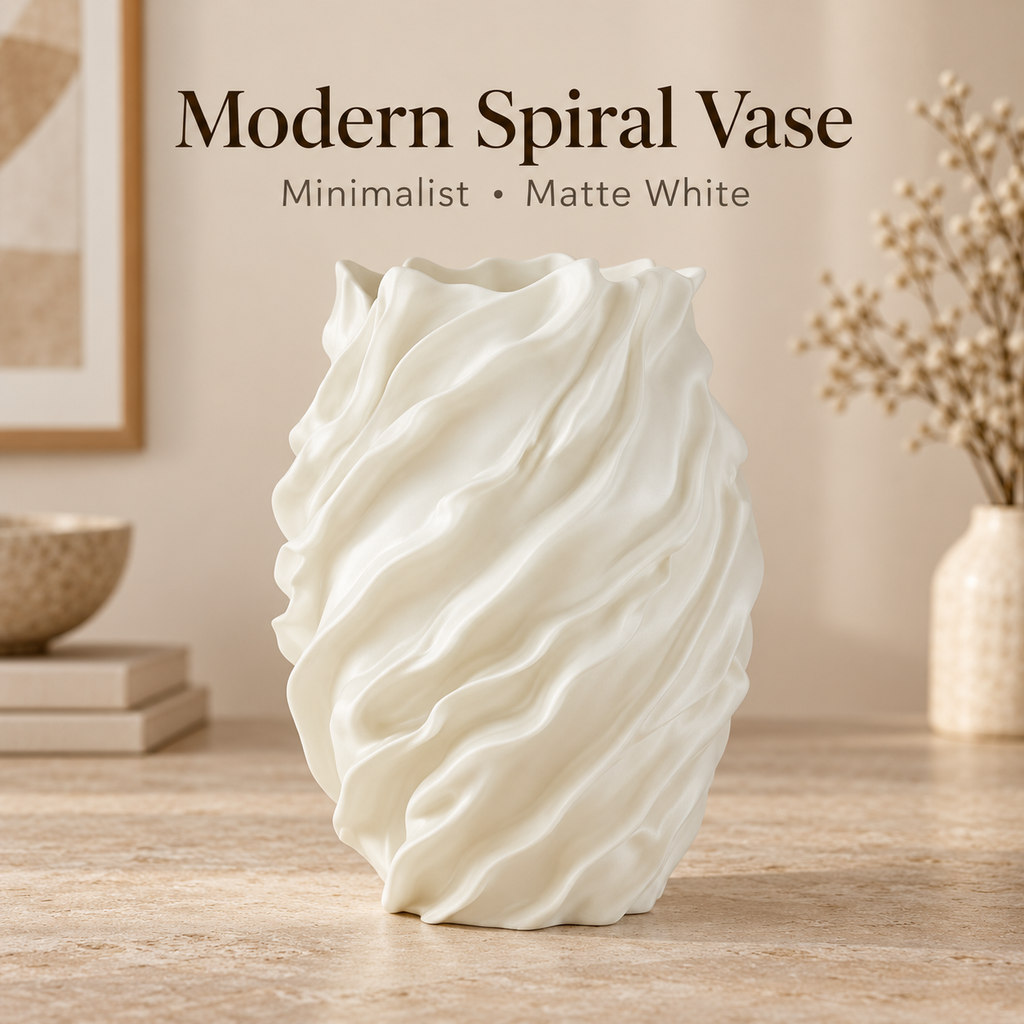 Modern Sculptural Flower Vase