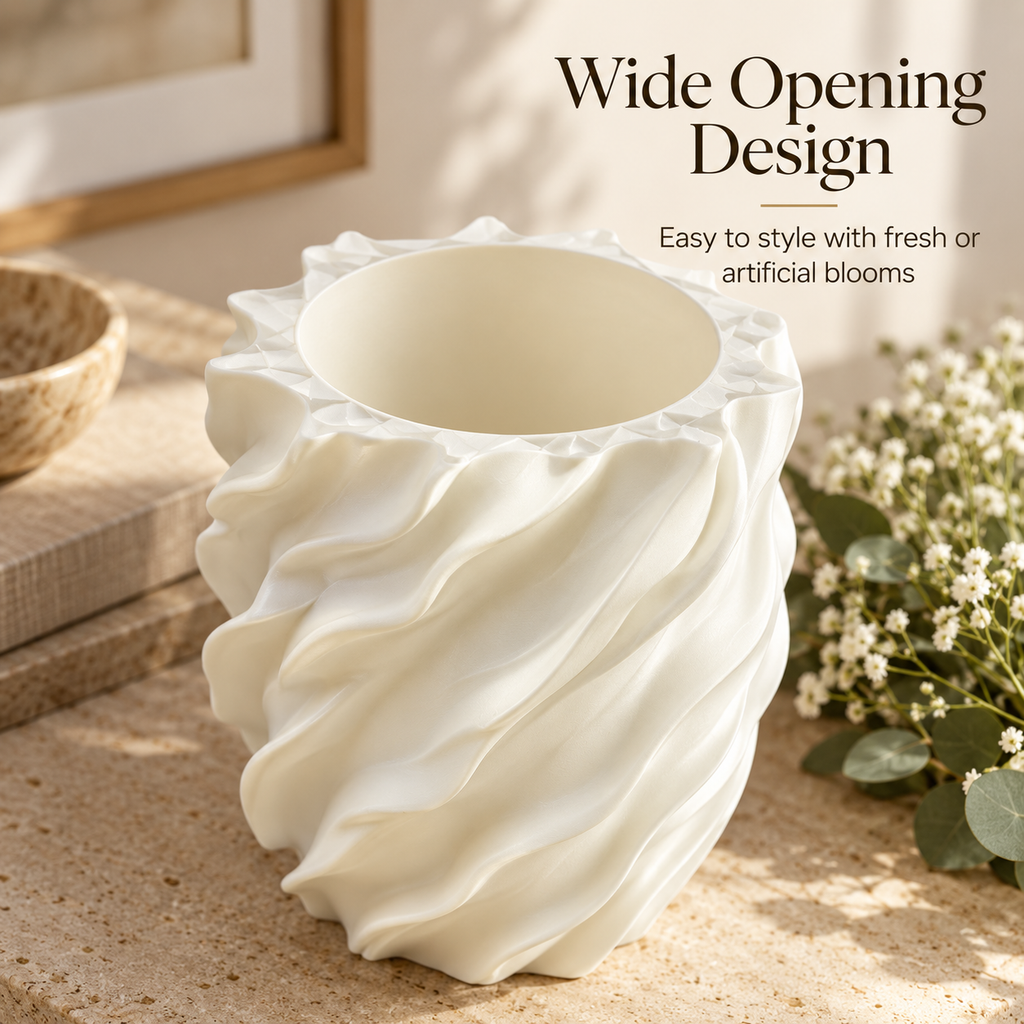 Modern Sculptural Flower Vase
