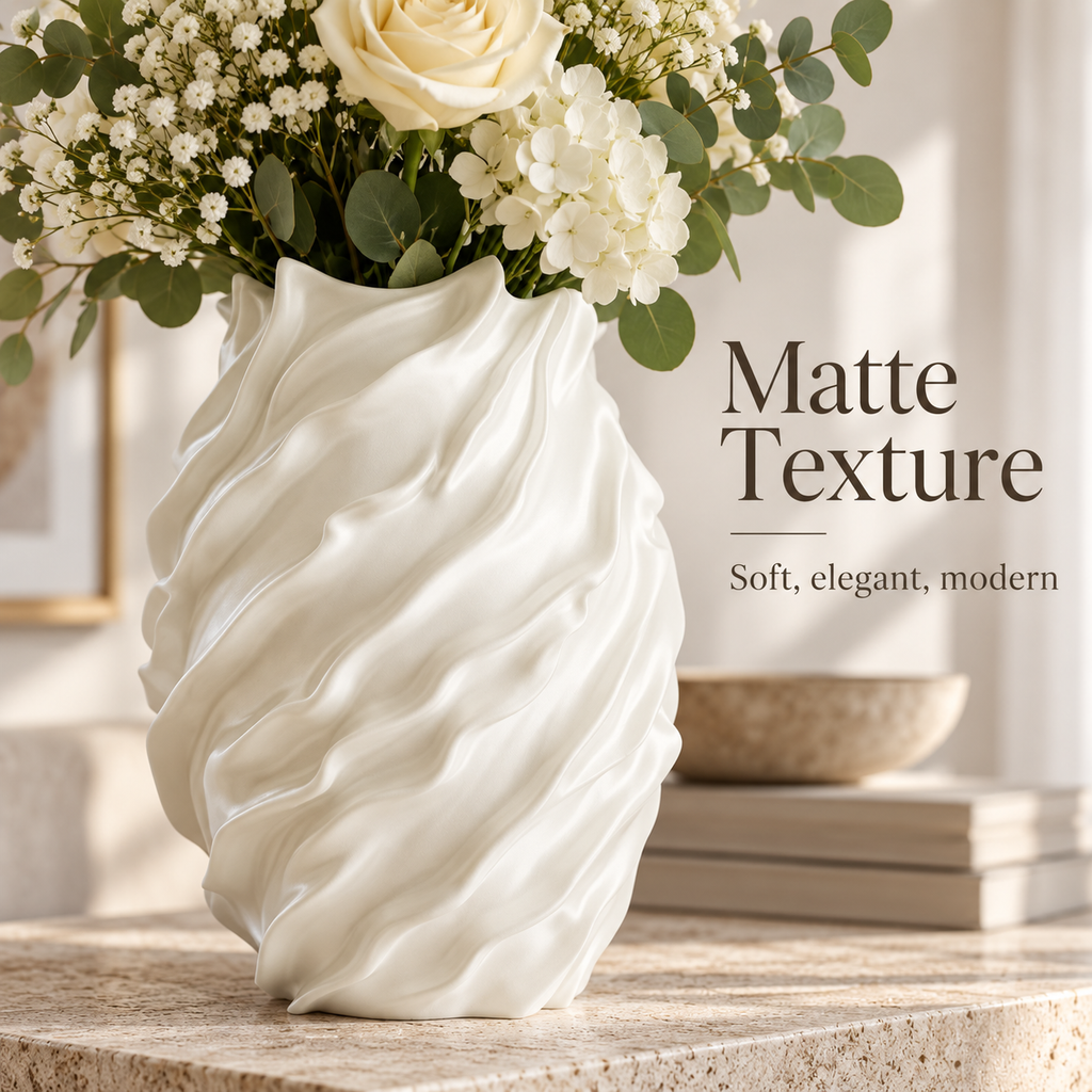 Modern Sculptural Flower Vase
