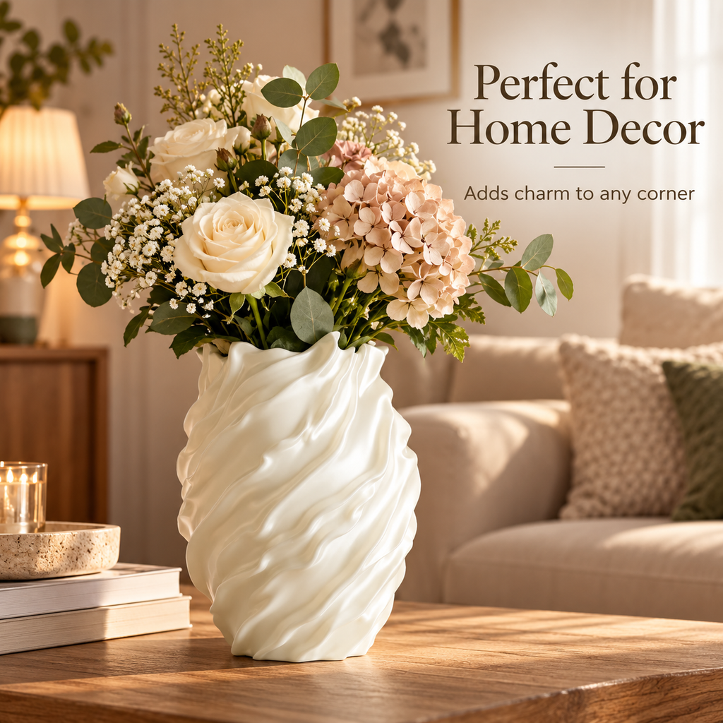 Modern Sculptural Flower Vase