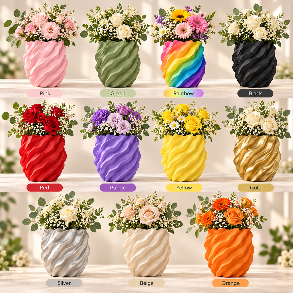 Modern Sculptural Flower Vase