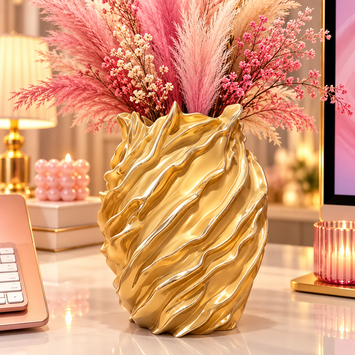 Modern Sculptural Flower Vase