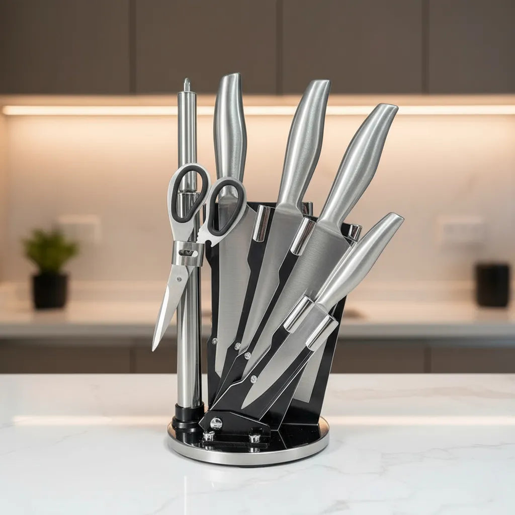 7-Piece Stainless Steel Knife Set