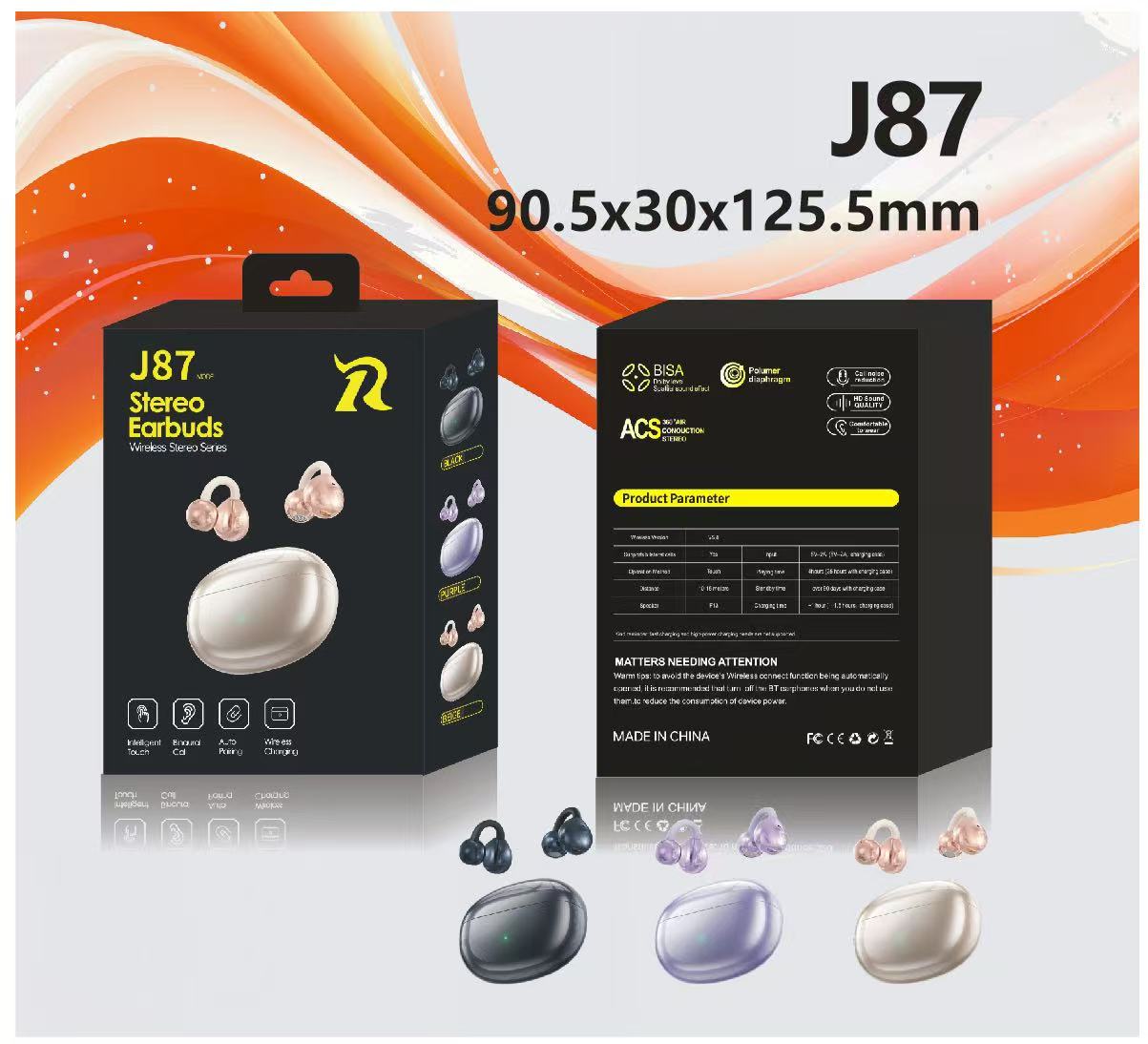 J87 Stereo Earbuds