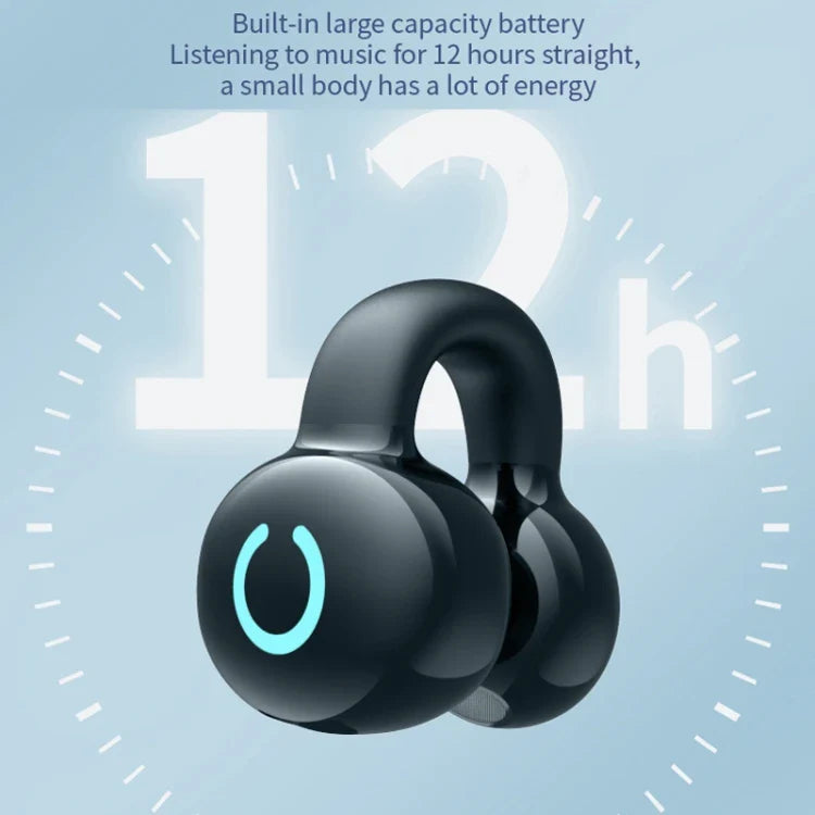 Single Ear Clip-On Headset