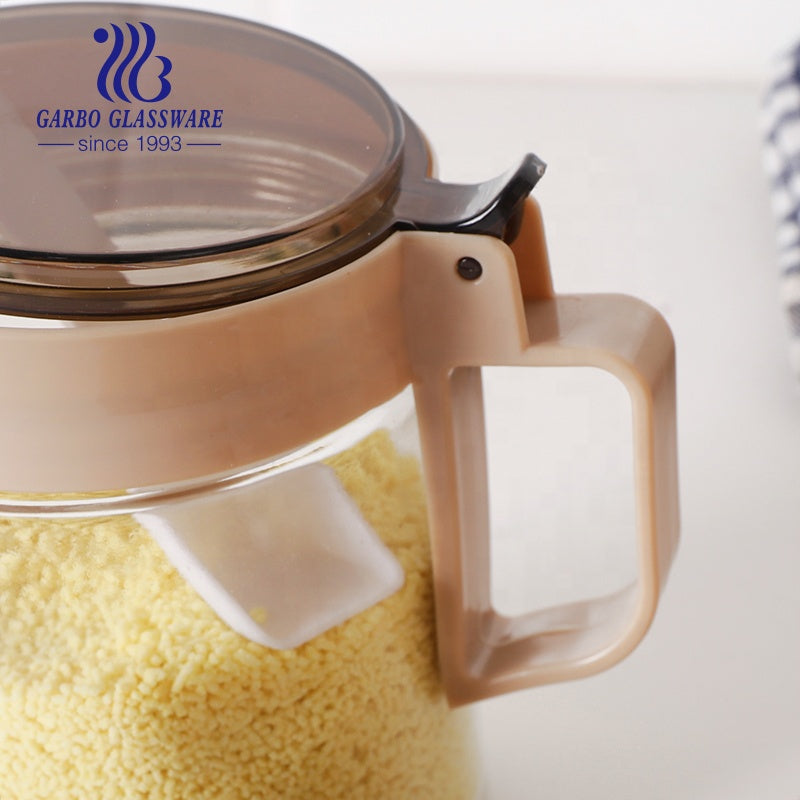 3-Piece Glass Oil Jar & Seasoning Container Set