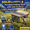 Portable Folding Stool with Carrying Bag
