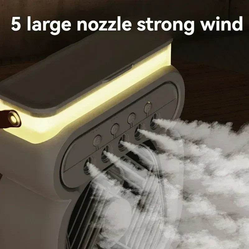 Humidifier Cooling Mist Fan with Night Light