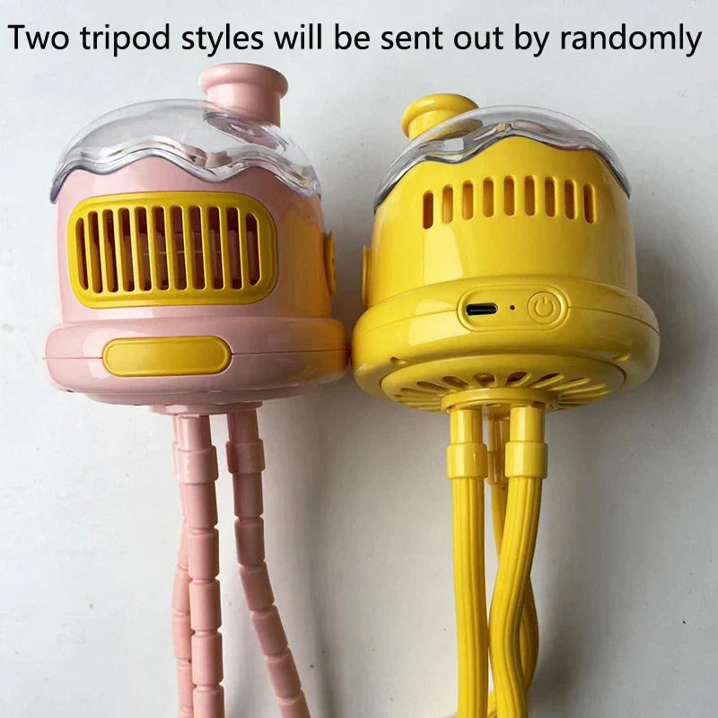 Automatic Oscillating Fan with Flexible Tripod & Night Light