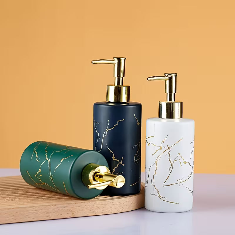 Marble Pattern Soap Dispenser 320ml
