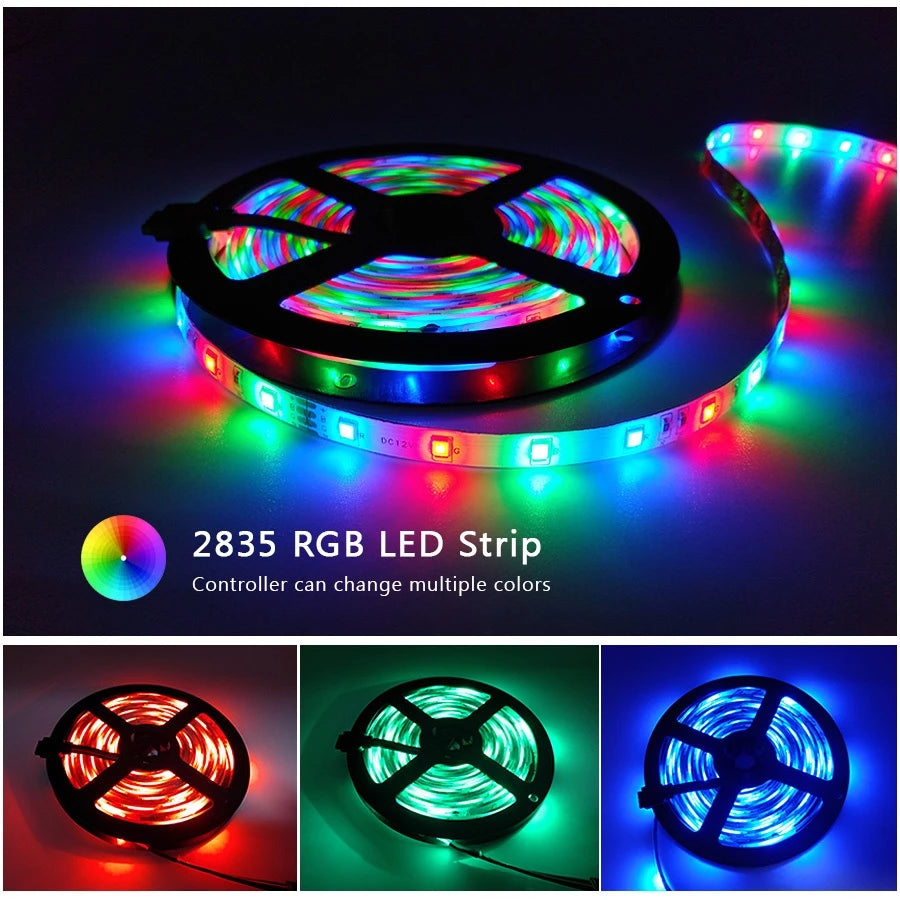 2835 RGB LED Strip Light with Remote Control
