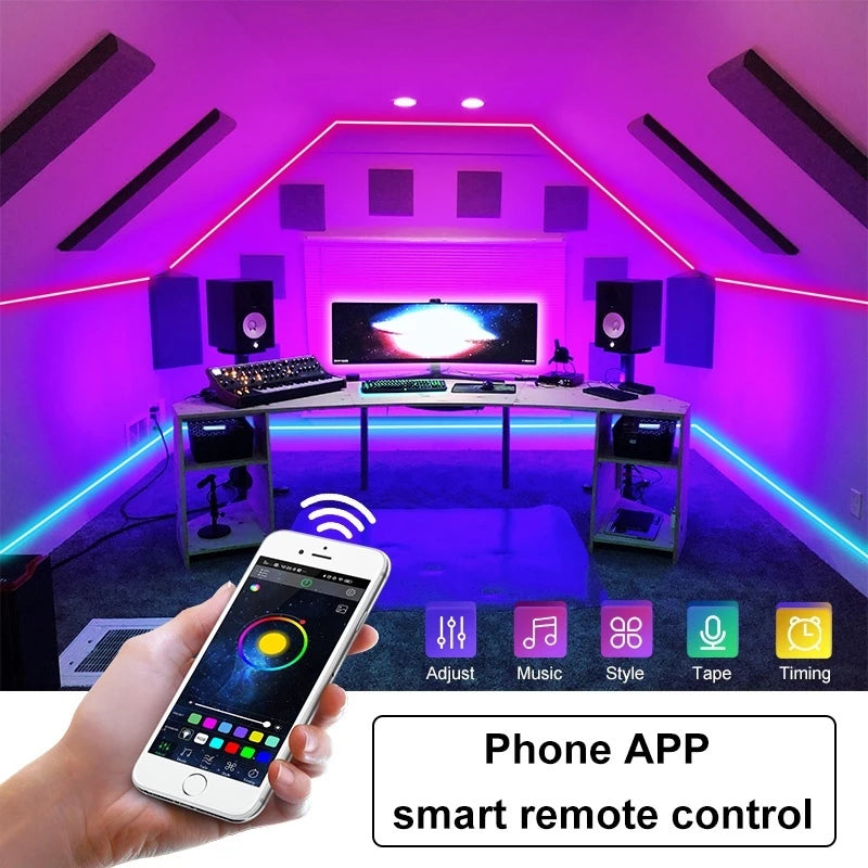 2835 RGB LED Strip Light with Remote Control