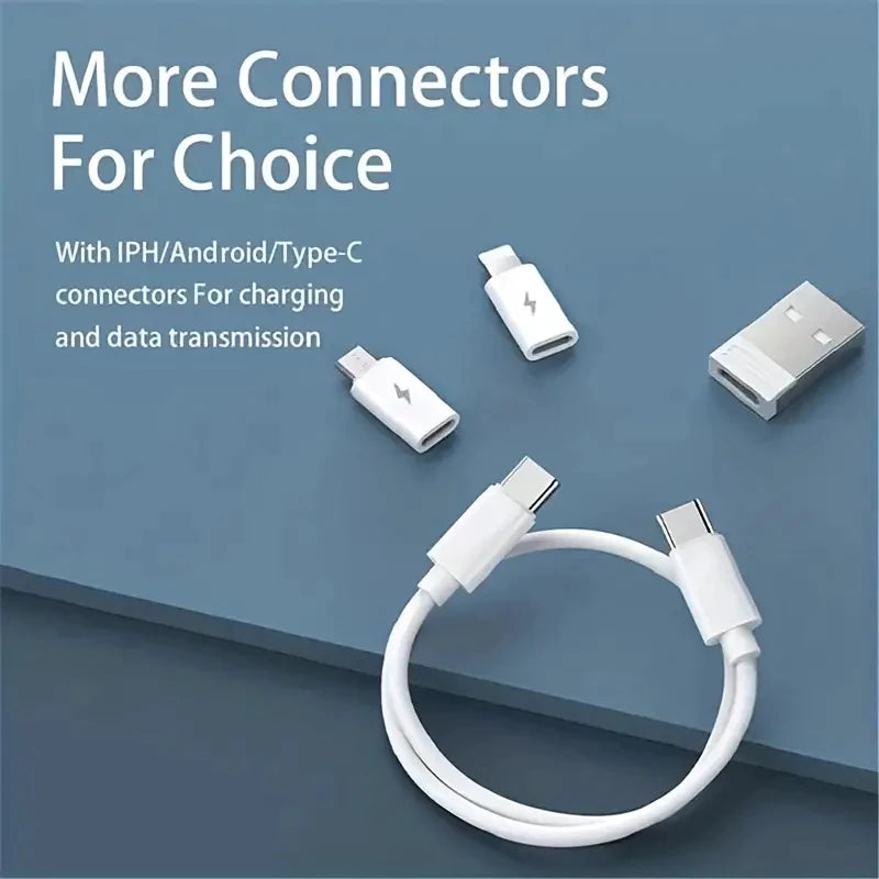 60W Fast Charging 7-in-1 Universal Travel Charging Cable Set