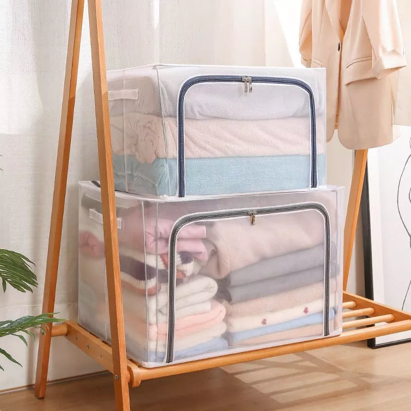 Transparent PVC Foldable Storage Box