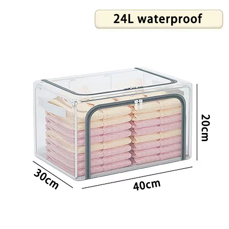 Transparent PVC Foldable Storage Box