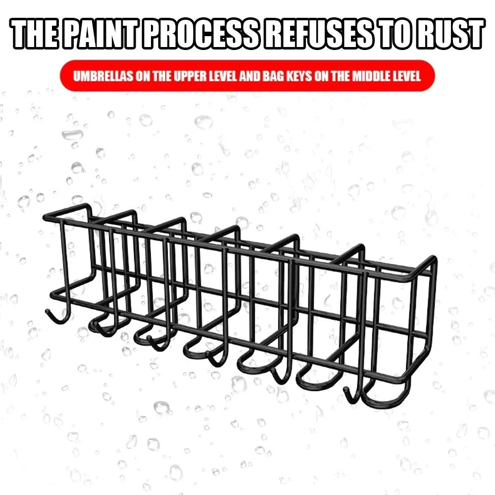 No Drill Wall Mounted Umbrella Rack