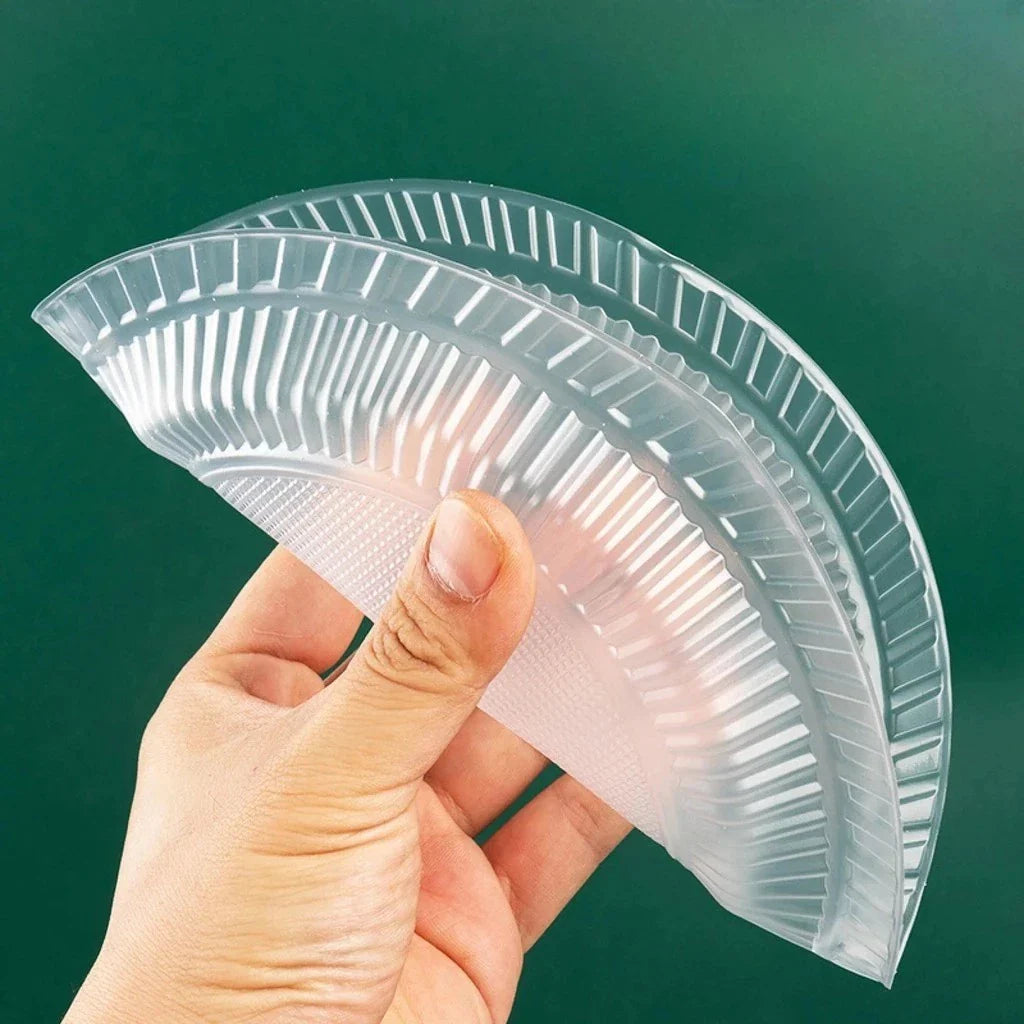 Transparent Disposable Plastic Thickened Dinner Plates