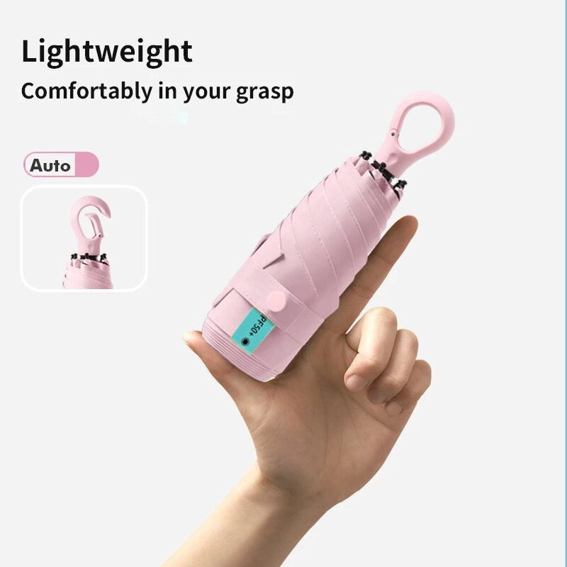 Mini Portable Hook Folding Umbrella