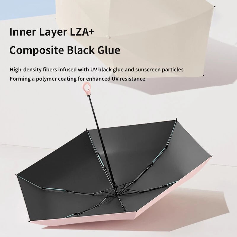 Mini Portable Hook Folding Umbrella