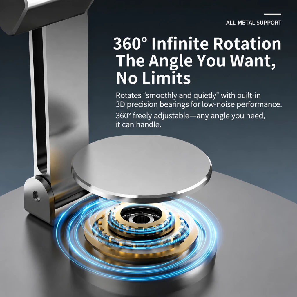 360° Rotating Aluminum Phone & Tablet Stand