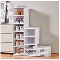 6-Layer Transparent Acrylic Shoe Organizer