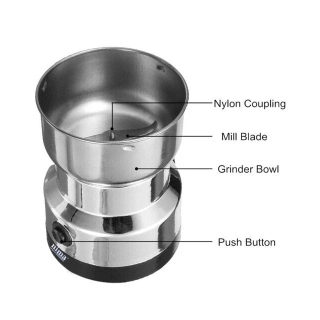 NIMA Stainless Steel Multifunctional Electric Grinder