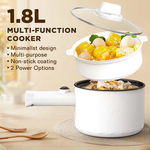 1.8L Multifunctional Electric Cooker with Steamer