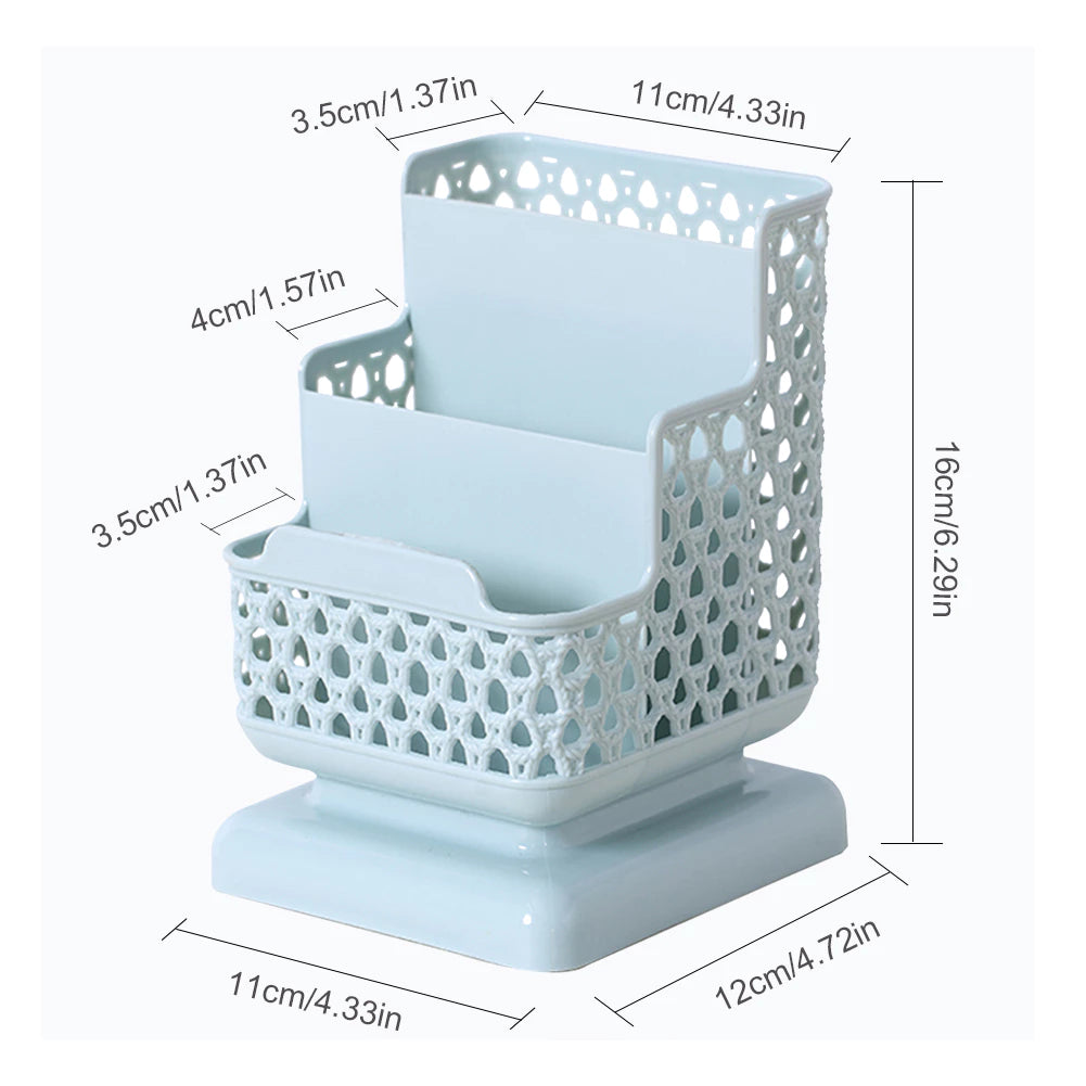 3-Compartment Desktop Organizer