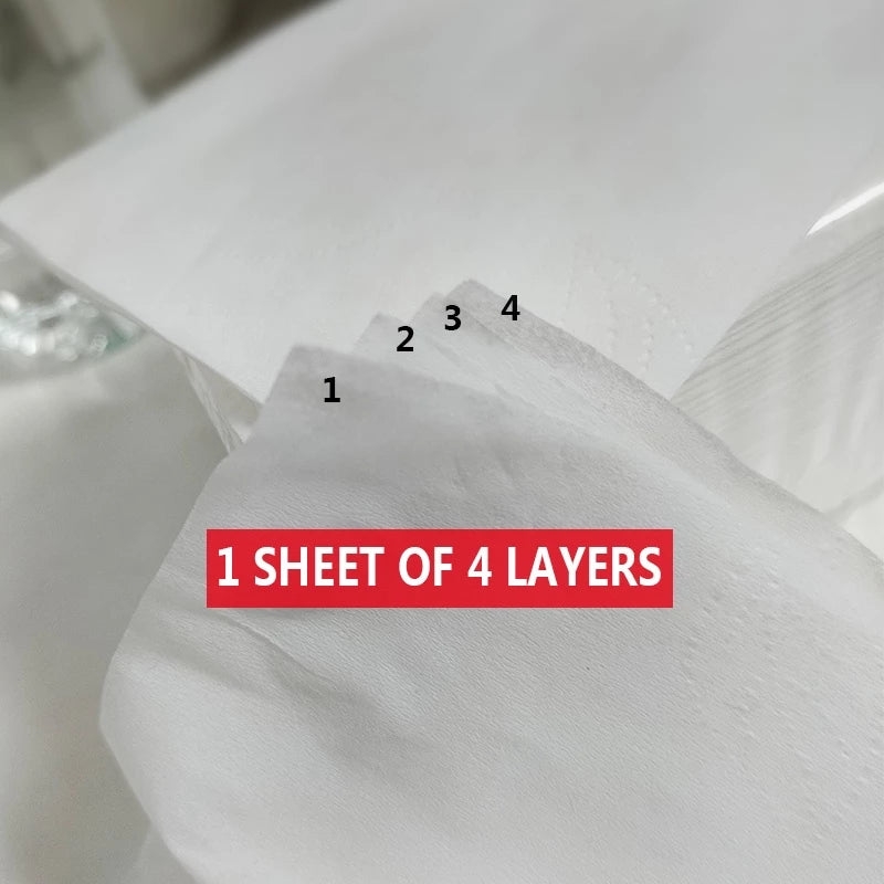 8pcs Soft Absorbent Thickened Facial Tissue