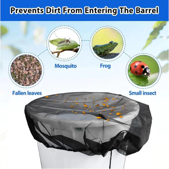 Rain Barrel Mesh Cover
