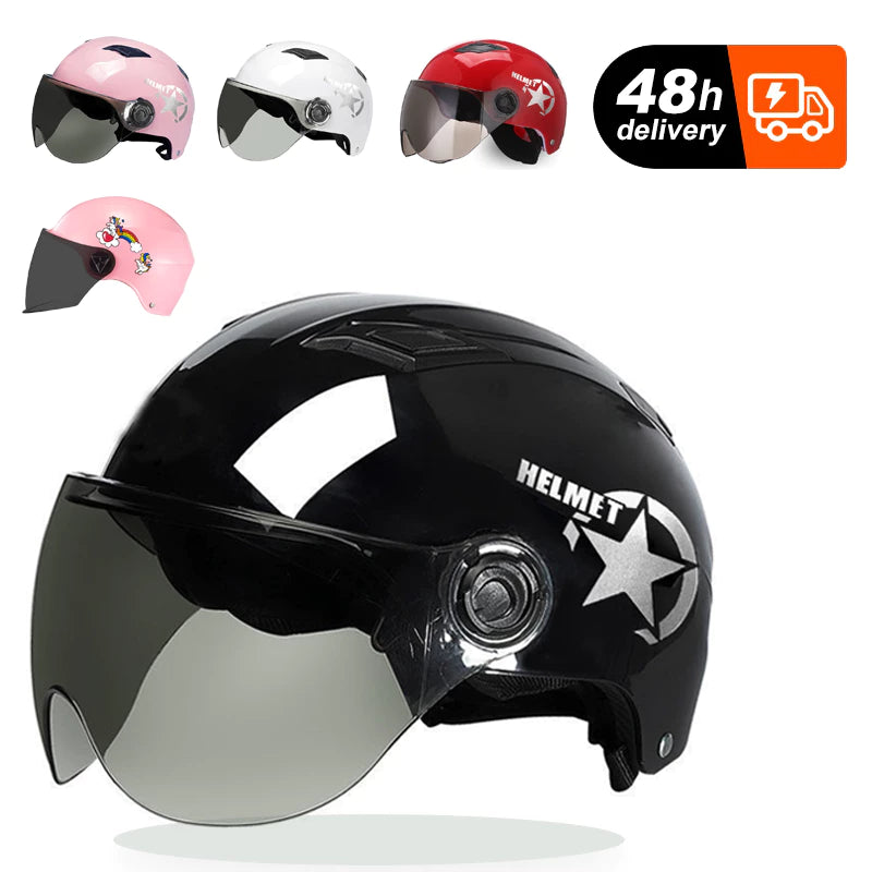E-Bike Nutshell Helmet with Visor