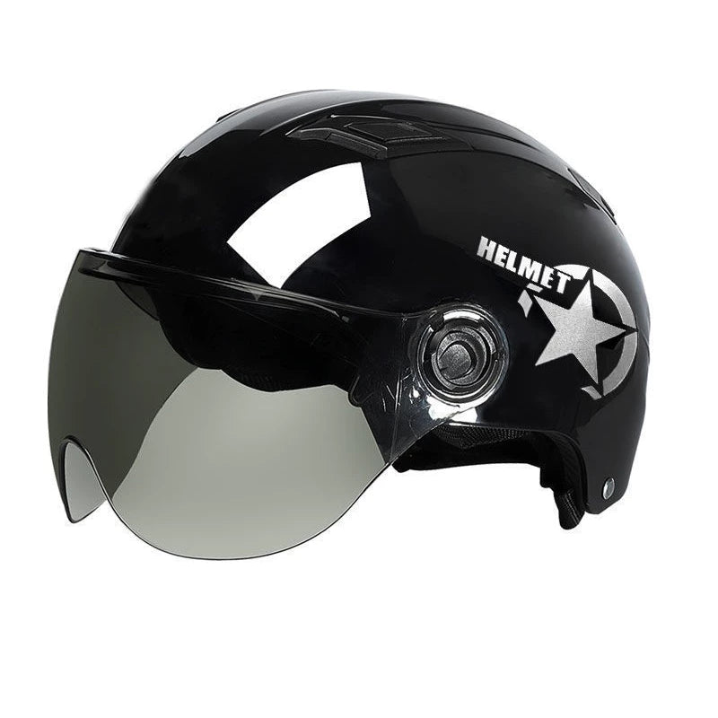 E-Bike Nutshell Helmet with Visor