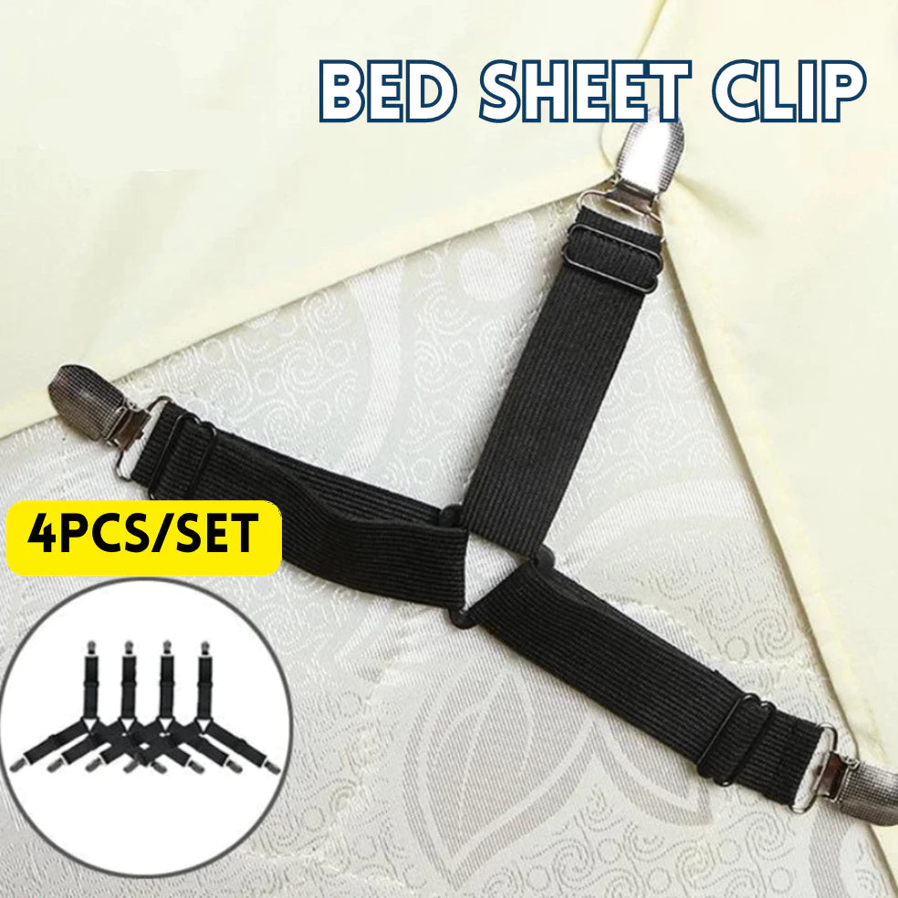 4Pcs/Set Bed Sheet Fasteners