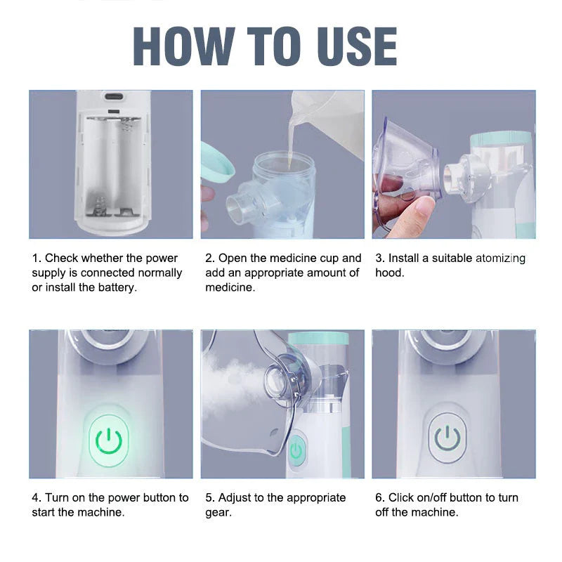 Kids & Adult Portable Nebulizer For Asthma