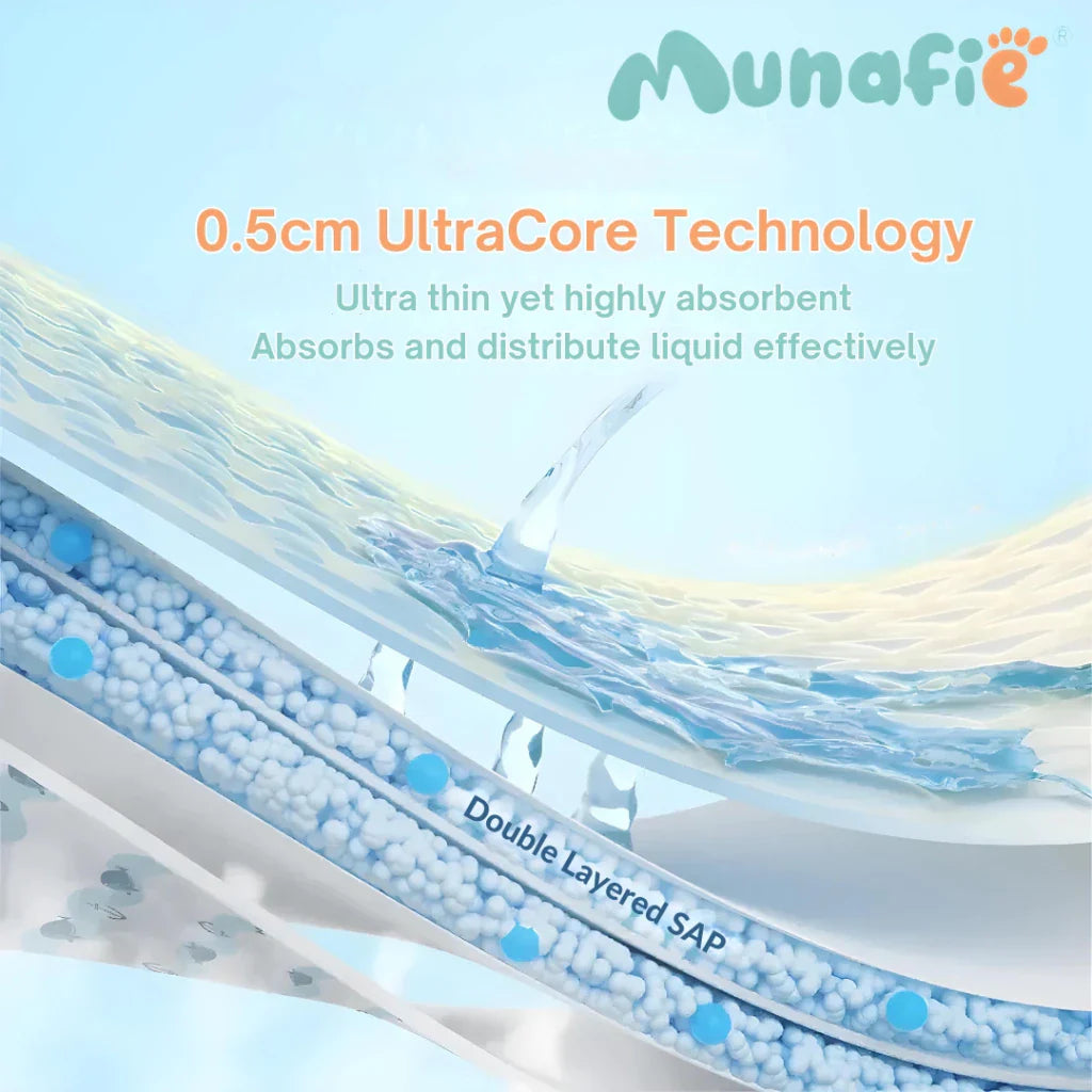 MUNAFIE Disposable Pull-Up Pants Baby Diaper 30pcs/pack
