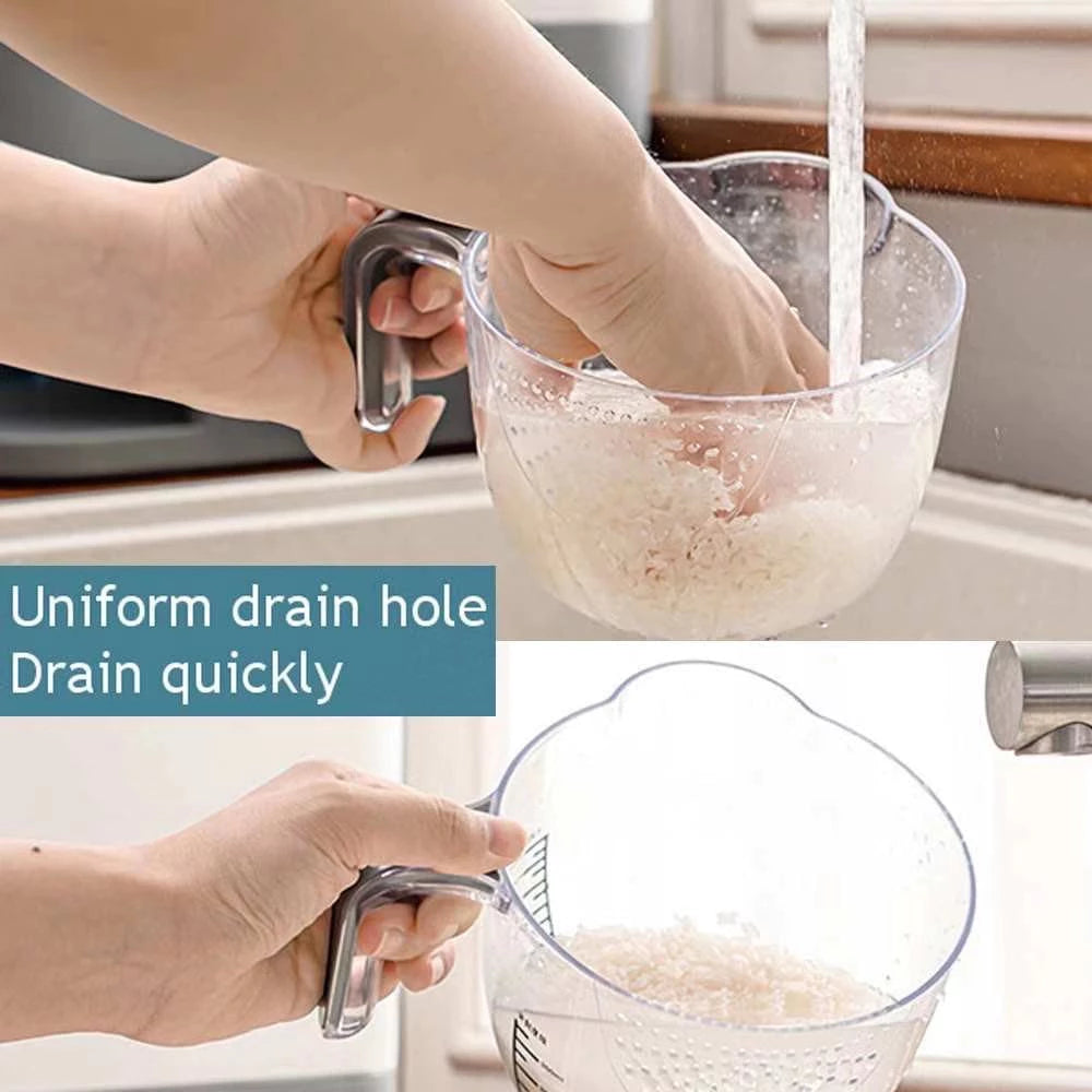 Rice Dispenser with Measuring Cup