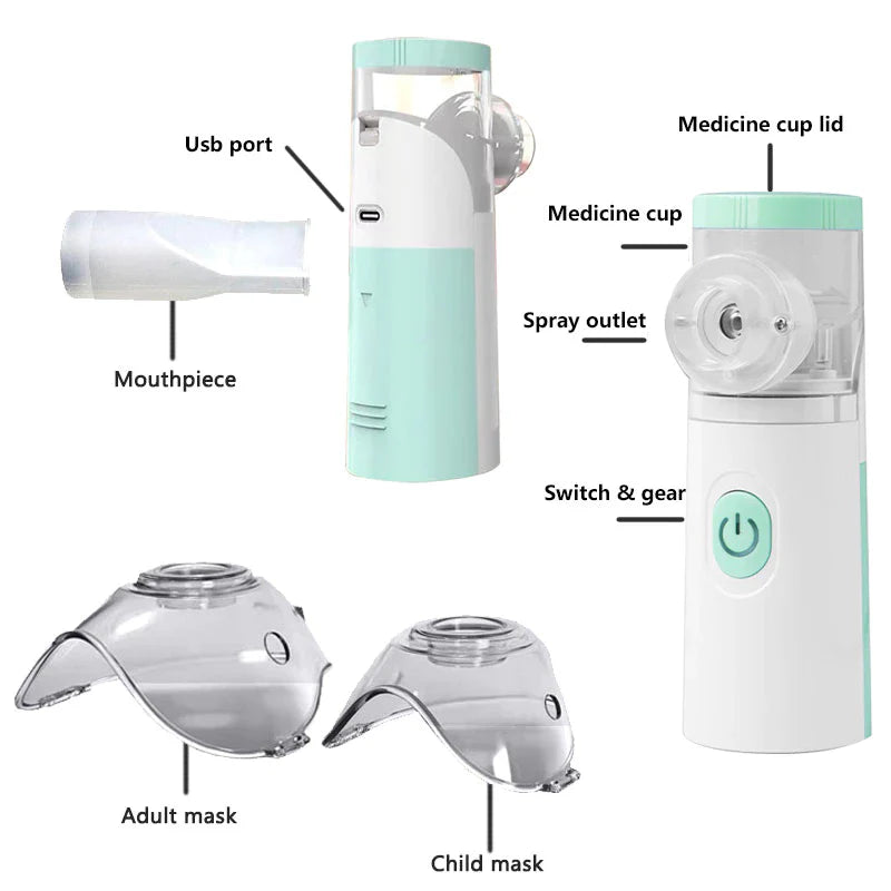 Kids & Adult Portable Nebulizer For Asthma