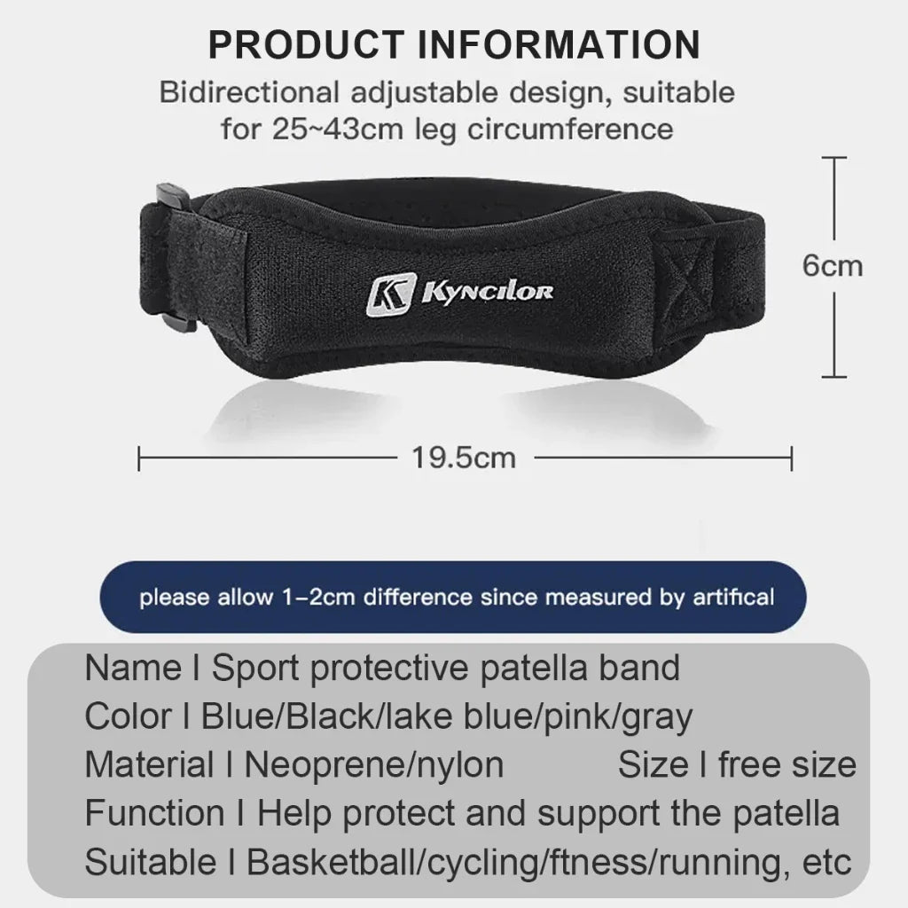 1PC Adjustable Patellar Support Strap