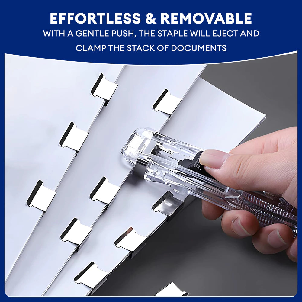 Portable Push Staple Clipper