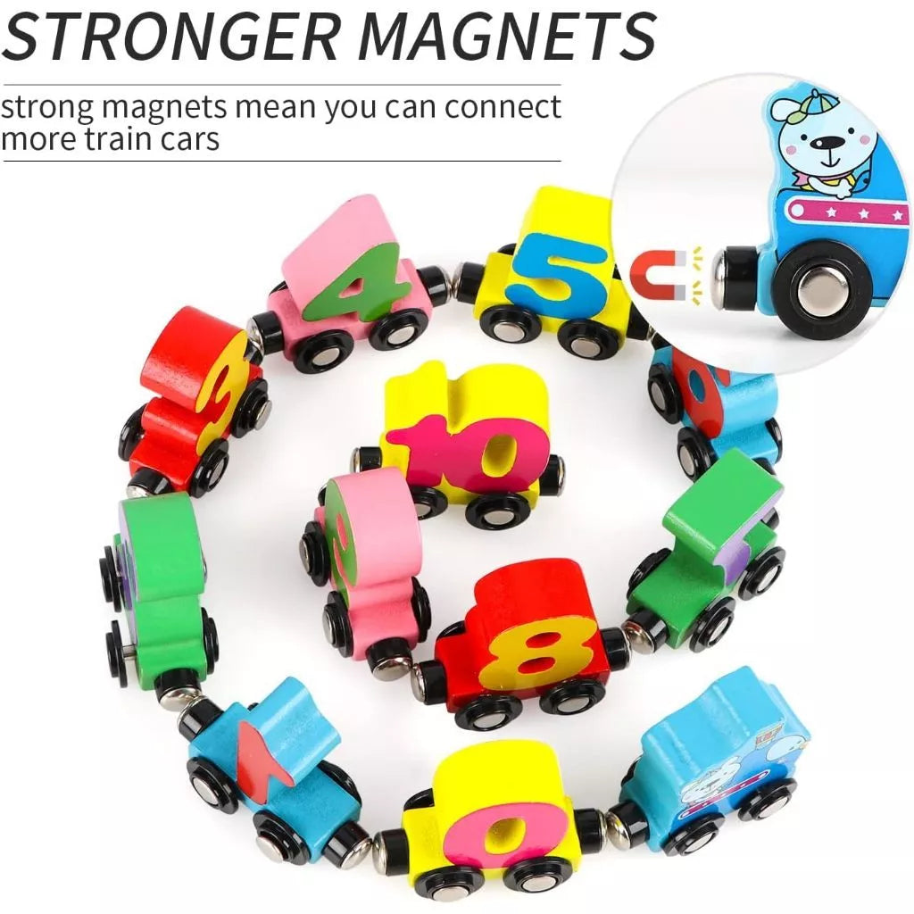 Magnetic Number Train Toy