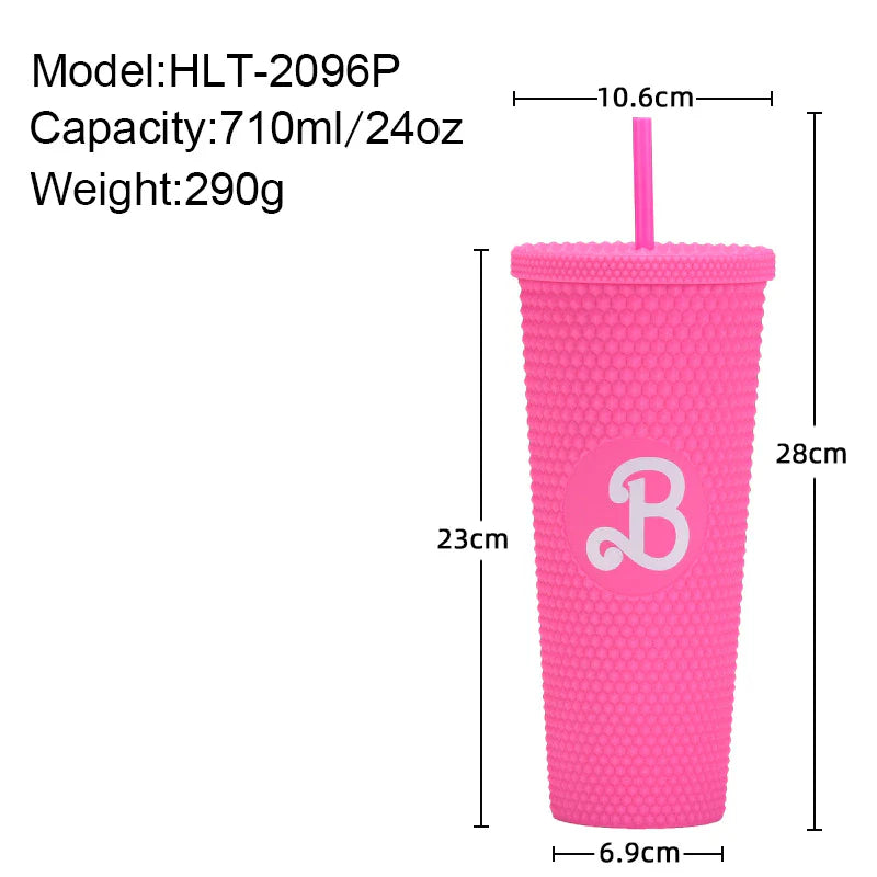Barbie Series Durian Straw Cup